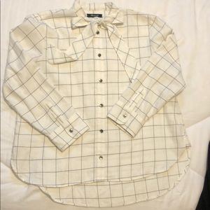 Madewell bow tie button down